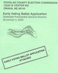  Douglas County Election Commission Early Voting Ballot Application 