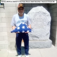  RCTO.us RCTO.ws 2024-07-13 Sat Rudy Watson Retired Air Force Tech Sgt World War 1 Memorial 