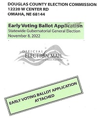  Douglas County Election Commission Early Voting Ballot Application 