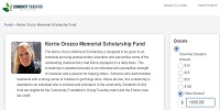  Kerrie Orozco Memorial Scholarship Fund $1000.00 USD 2026-02-07 Sat 17:23 GMT/UTC/Zulu 1101w X 513h 